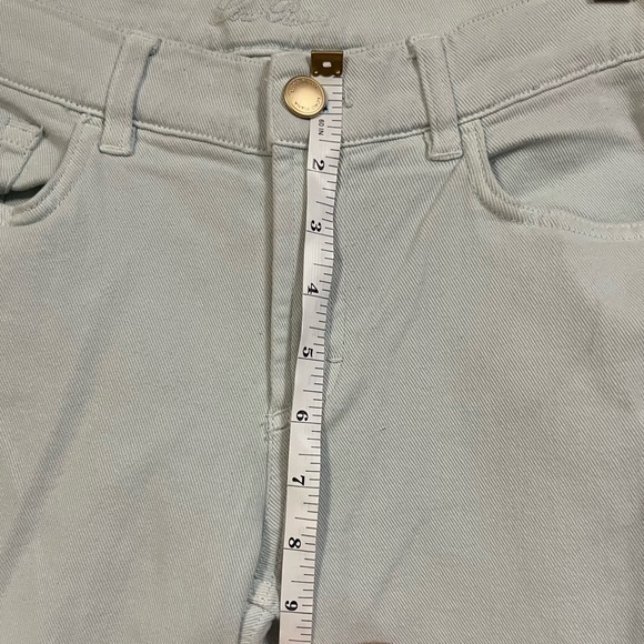 LORO PIANA Women's Mathias Trouser Light Mint High Rise Jeans Denim 42 6 - Picture 8 of 10